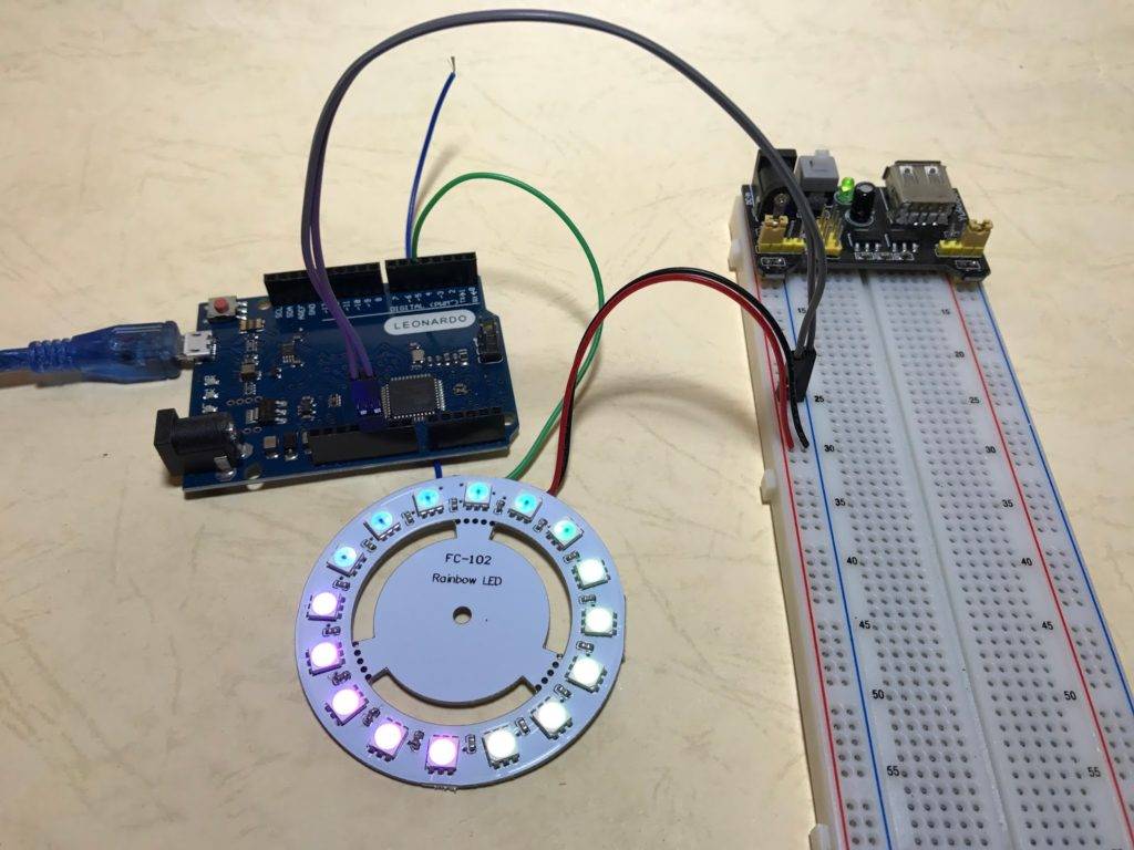 Подключение светодиодной ленты к arduino и tft жк дисплею: схема и программа