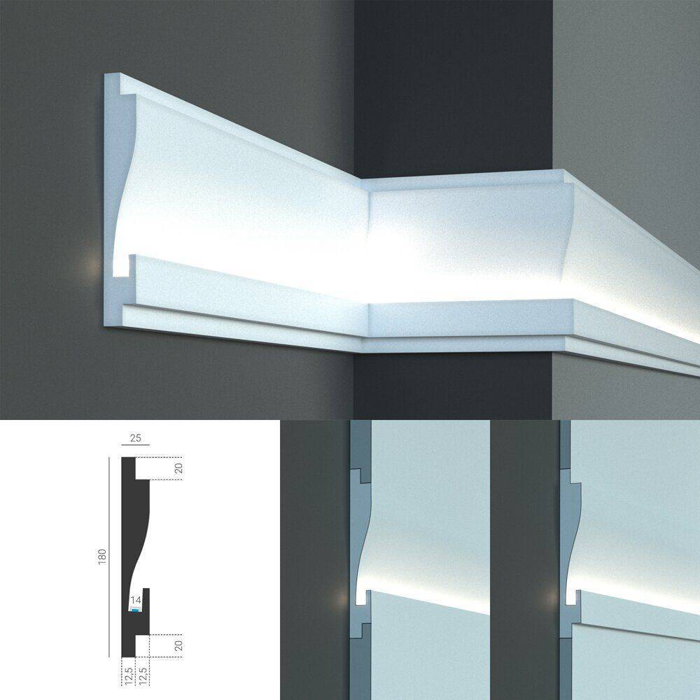 Подсветка потолка светодиодной лентой под плинтусом по периметру: как установить, видео и фото