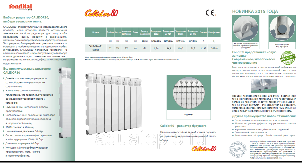 Алюминиевые радиаторы отопления: технические характеристики + монтаж - точка j
