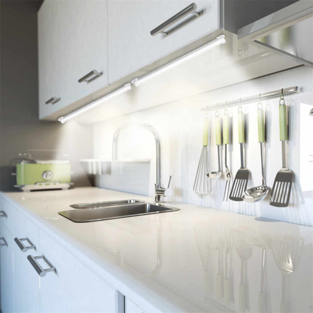 Подсветка под шкафы на кухне из светодиодной ленты: выбор элементов, схемы, монтаж своими руками