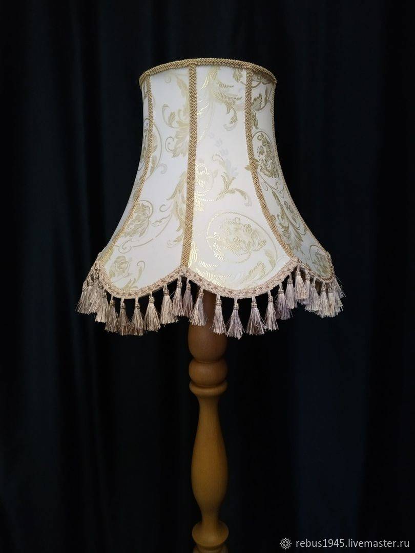 Абажур своими руками (плафон): для люстры, торшера или настольной лампы