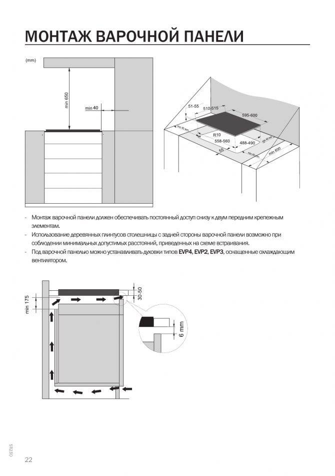 Установка газового духового шкафа правила монтажа газовой духовки
