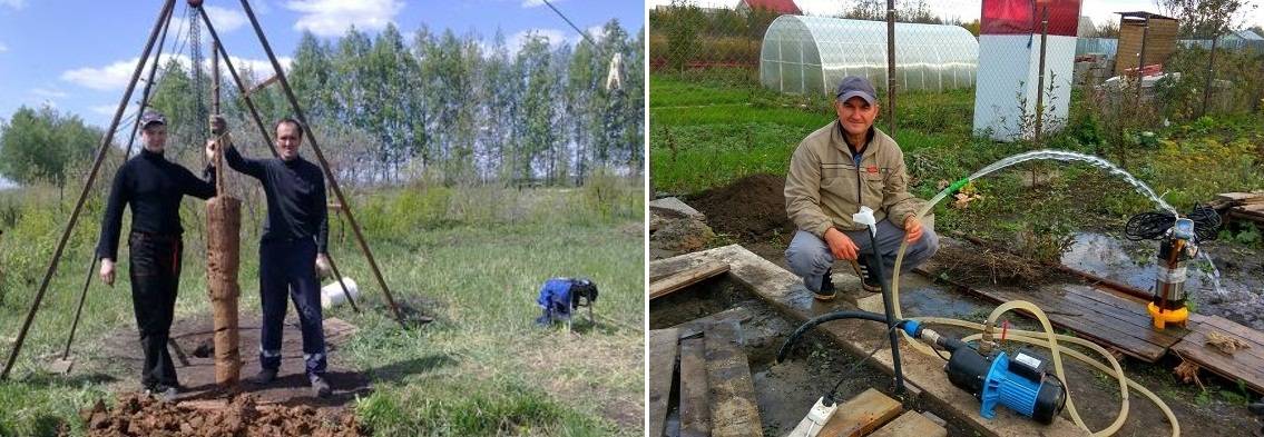 Скважина своими руками: как пробурить одному