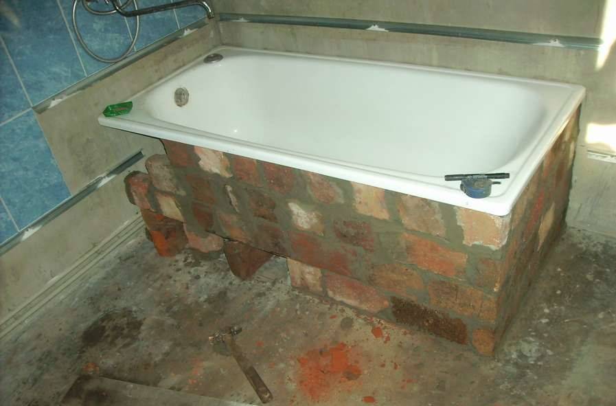 Как закрепить стальную ванну — подробная инструкция