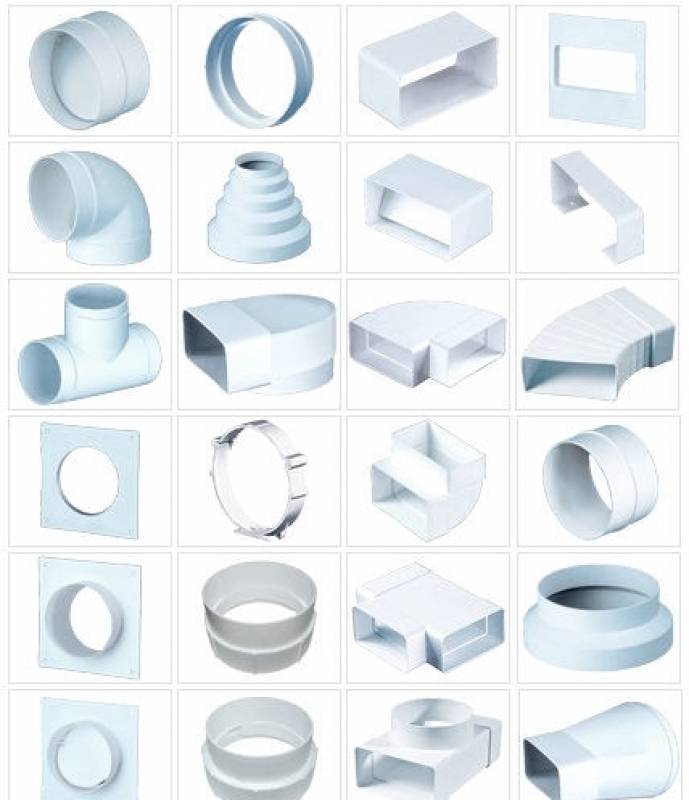 Вентиляционные пластиковые трубы для вытяжки: какие бывают виды и размеры, как произвести монтаж воздуховода
