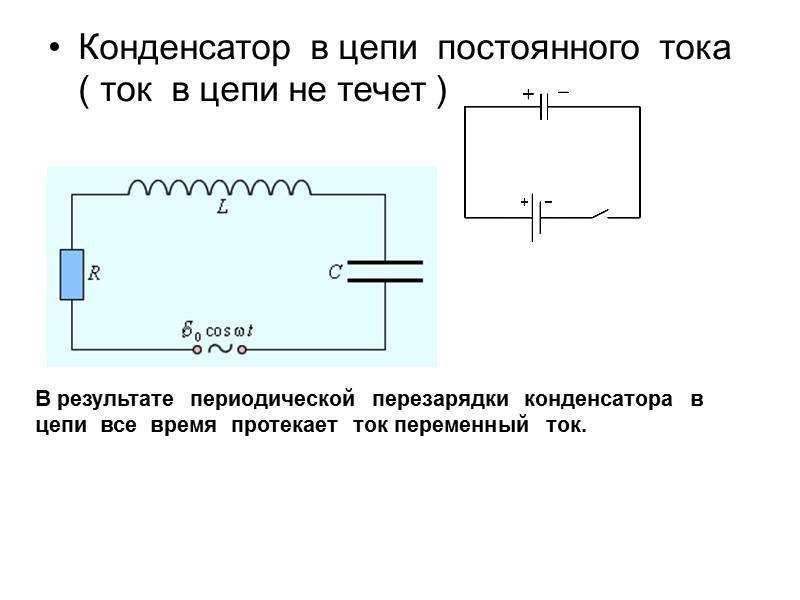 Конденсатор в цепи переменного тока: принцип работы устройства, реактивная электроэнергия
