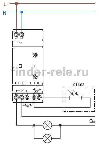 Finder реле схема подключения