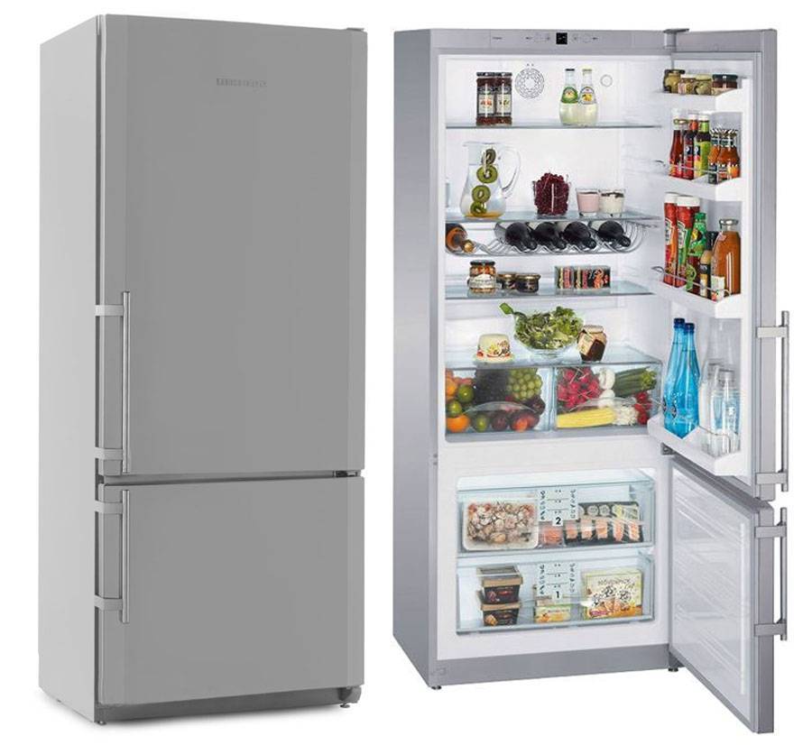 Холодильник ру двухкамерный. Холодильник Liebherr CPESF 4613. Холодильник Liebherr CNPESF 4613 двухкамерный серебристый. Холодильник Liebherr двухкамерный с дисплеем. Холодильник Либхер двухкамерный с большой морозилкой.