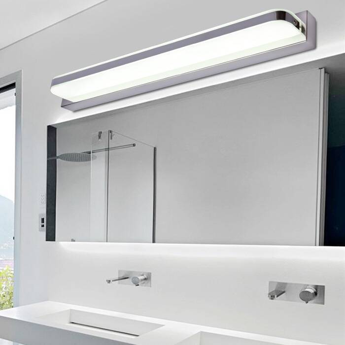 Зеркало в ванную с подсветкой: 200+ (фото) практичных моделей