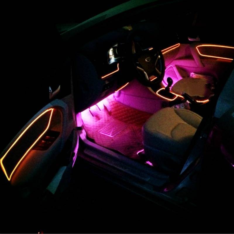 Подсветка салона автомобиля: как сделать светодиодное освещение, установка диодной ленты в машину своими руками > свет и светильники