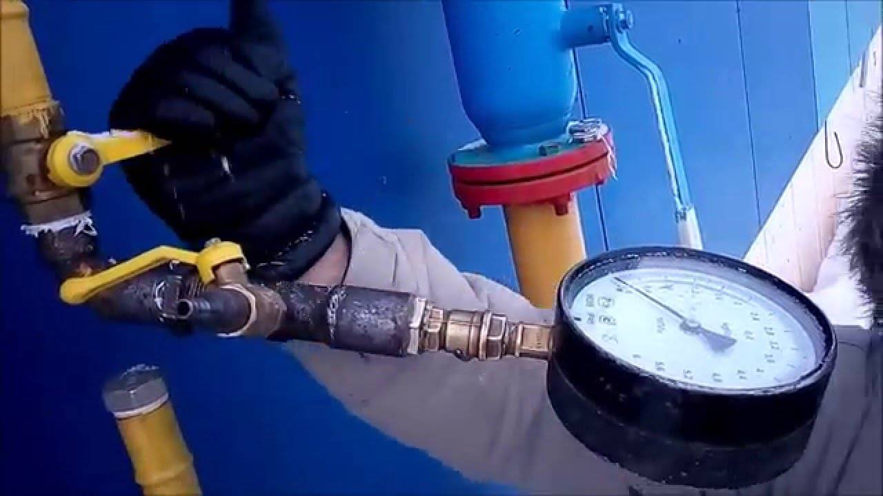 Компрессор для проверки газопроводов