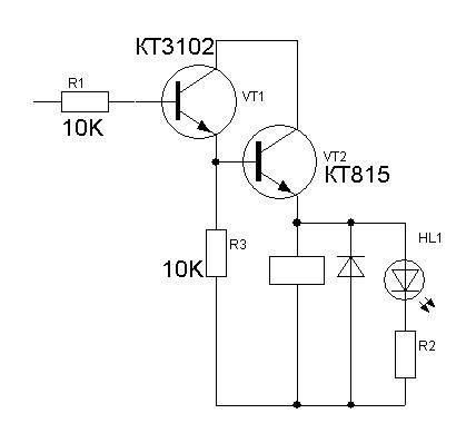 ⚡️сенсорный выключатель - простая схема на к561тм2, к176тм2 | radiochipi.ru