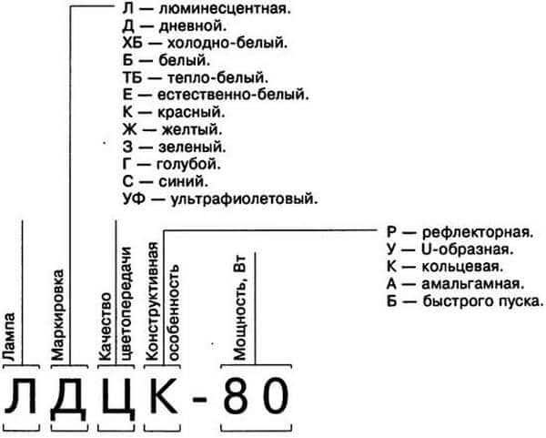 Устройство и маркировка светодиодной ленты