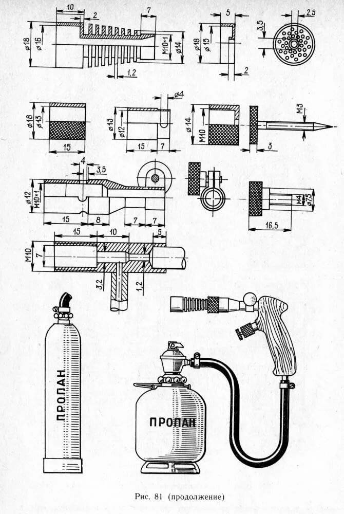 Газовая горелка своими руками: схема как сделать мощную на пропановом баллончике для пайки, | greendom74.ru