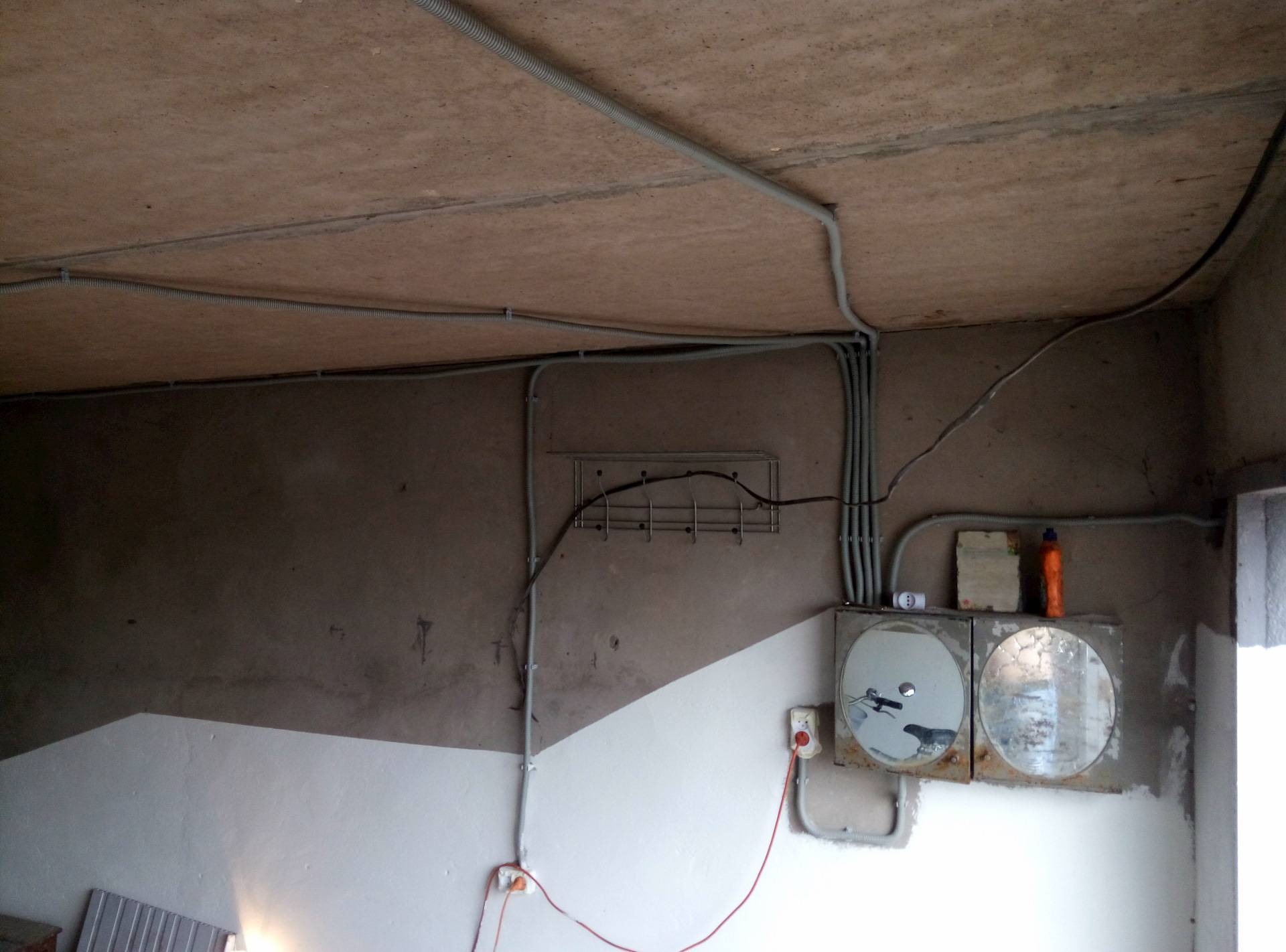 Электропроводка в гараже своими руками, схема разводки проводки