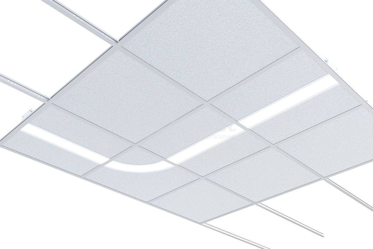 Светильники для потолка армстронг — особенности и внешние характеристики