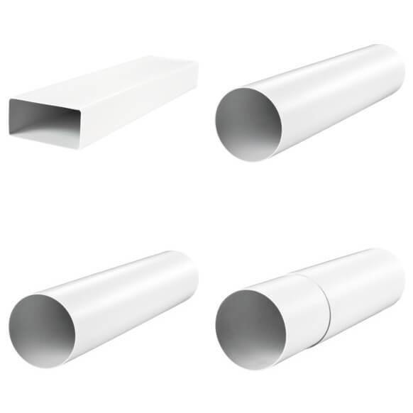 Пластиковые вентиляционные трубы для вытяжки на кухне: типы - точка j