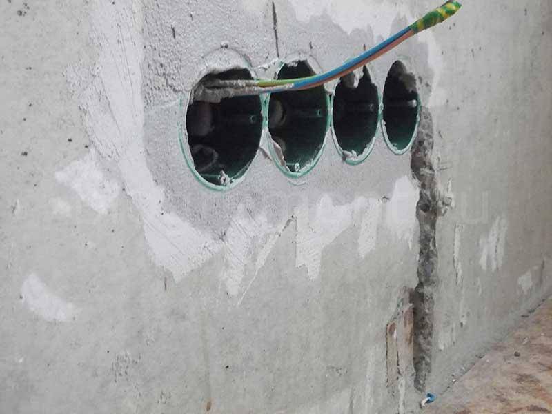 Как установить подрозетник в бетонную стену? пошаговая инструкция монтажа подрозетников своими руками