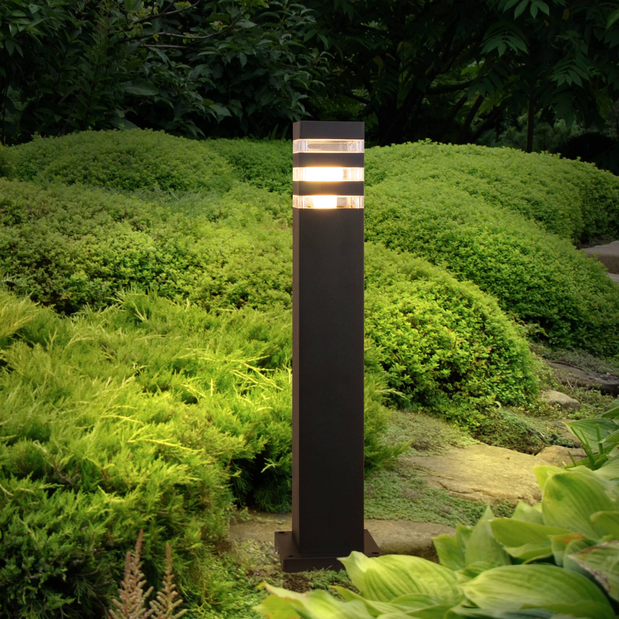 Светильники для ландшафтного дизайна: подсветка дома снаружи и освещение в саду