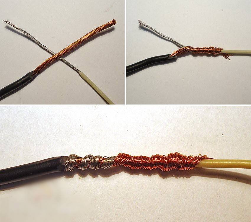 Способ соединения электропроводки: как правильно провести скрутку проводов