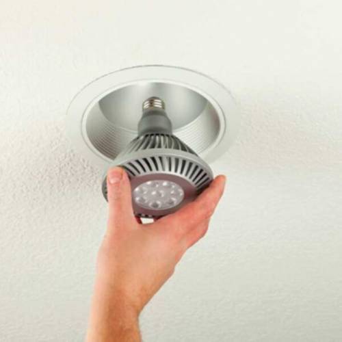 Как поменять лампочку в натяжном потолке: как снять светильник, люстру