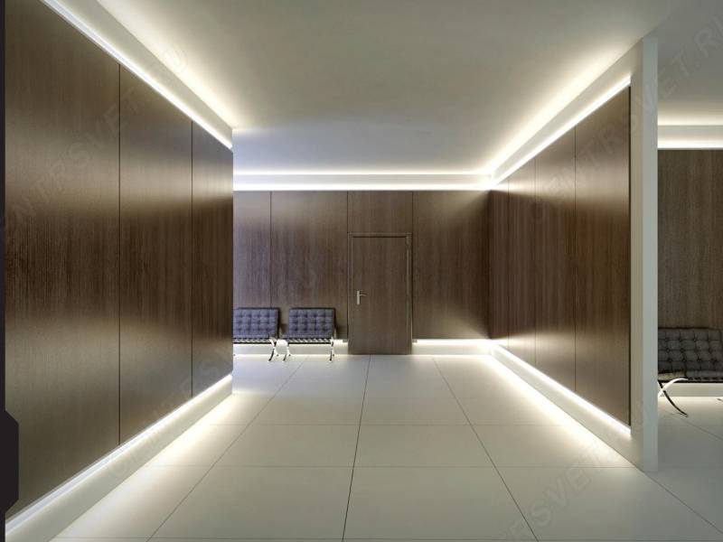 Натяжной потолок со светодиодной подсветкой: светодиоды с лентой внутри потолка, по периметру, монтаж своими руками, установка ленты