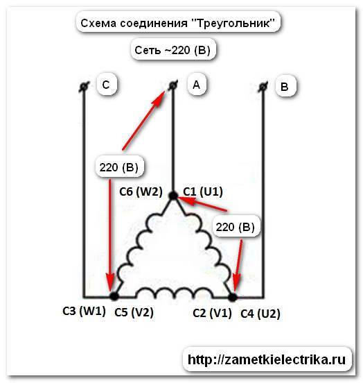 Схема подключения двигателя звезда треугольник - tokzamer.ru