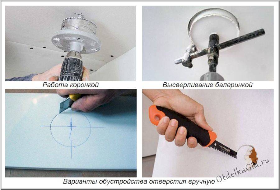 Точечные светильники для гипсокартонных потолков