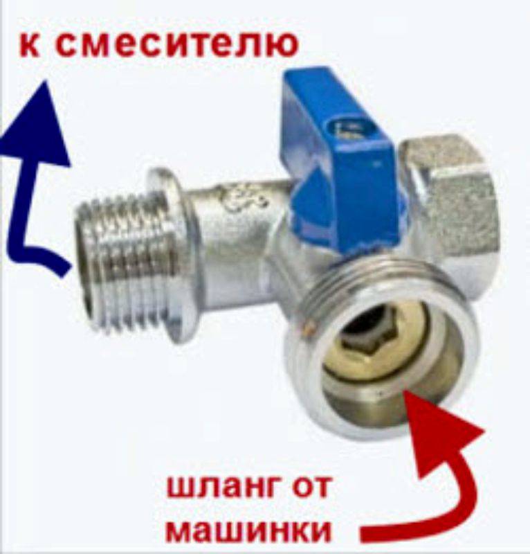 Кран для стиральной машины: обзор видов и инструкция по монтажу