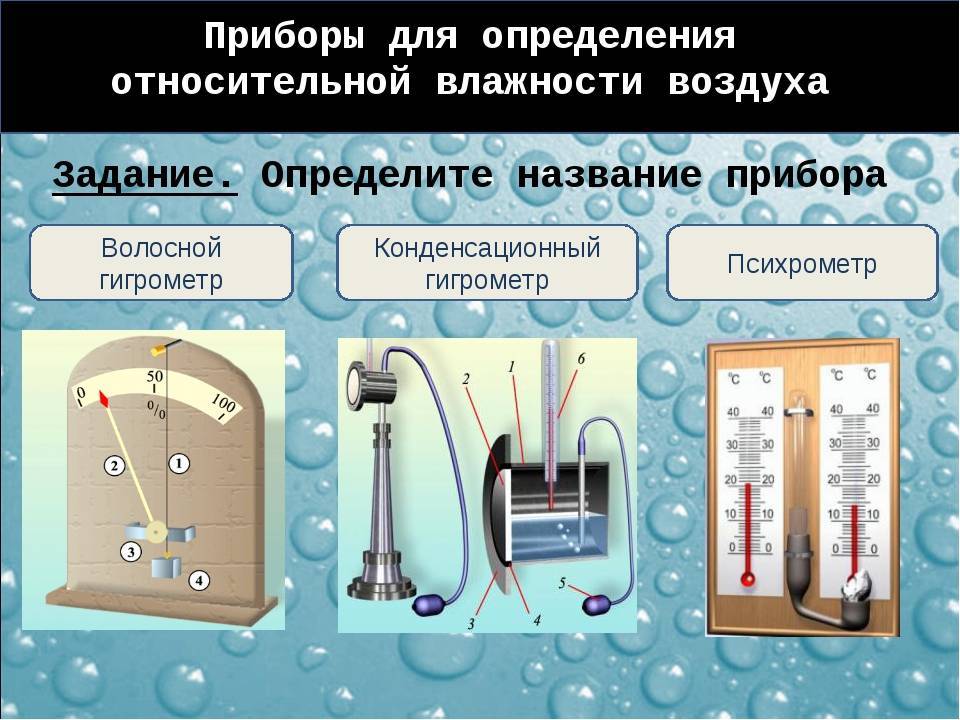 Прибор для измерения влажности воздуха: определение, устройства и виды
