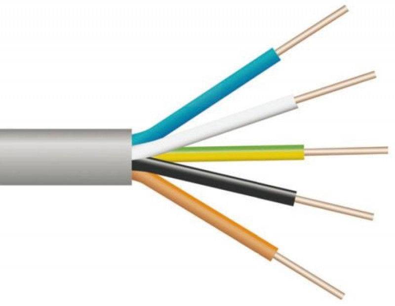 Можно ли определить, какого цвета провод заземления в двухжильном или трехжильном кабеле розетки?