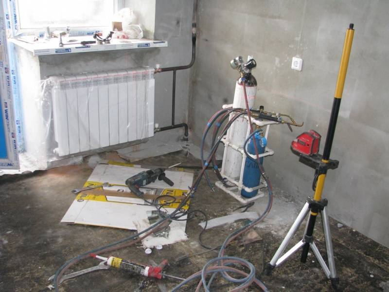 Замена радиаторов отопления газосваркой: процесс и инструменты (видео)