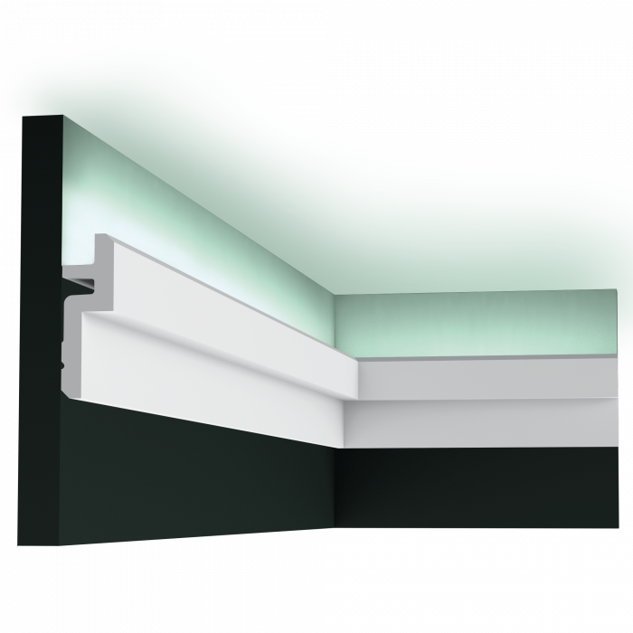 Плинтус для светодиодной ленты на потолок: багет для натяжного потолка с подсветкой, потолочный плинтус с подсветкой своими руками, как сделать светодиодную подсветку по периметру потолка под плинтусом для скрытого освещения