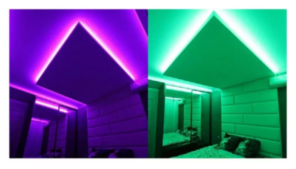 Подвесной потолок с неоновой подсветкой - особенности, преимущества и недостатки