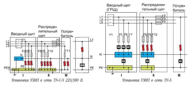 Узип схема подключения 220в