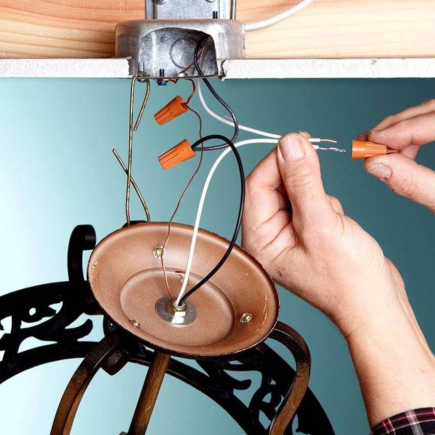 Сборка и установка люстры: пошаговая инструкция по монтажу своими руками | отделка в доме