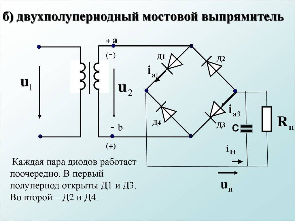 Диодный мост для выпрямителя