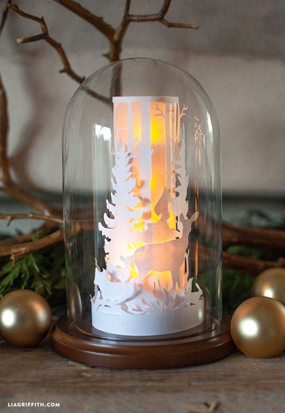 Создаем оригинальный светильник из новогодней гирлянды
