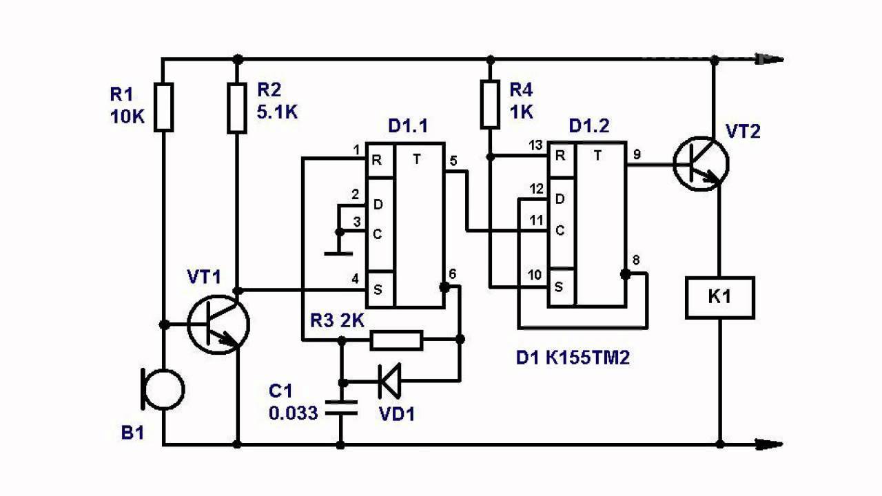 Звуковое реле схема