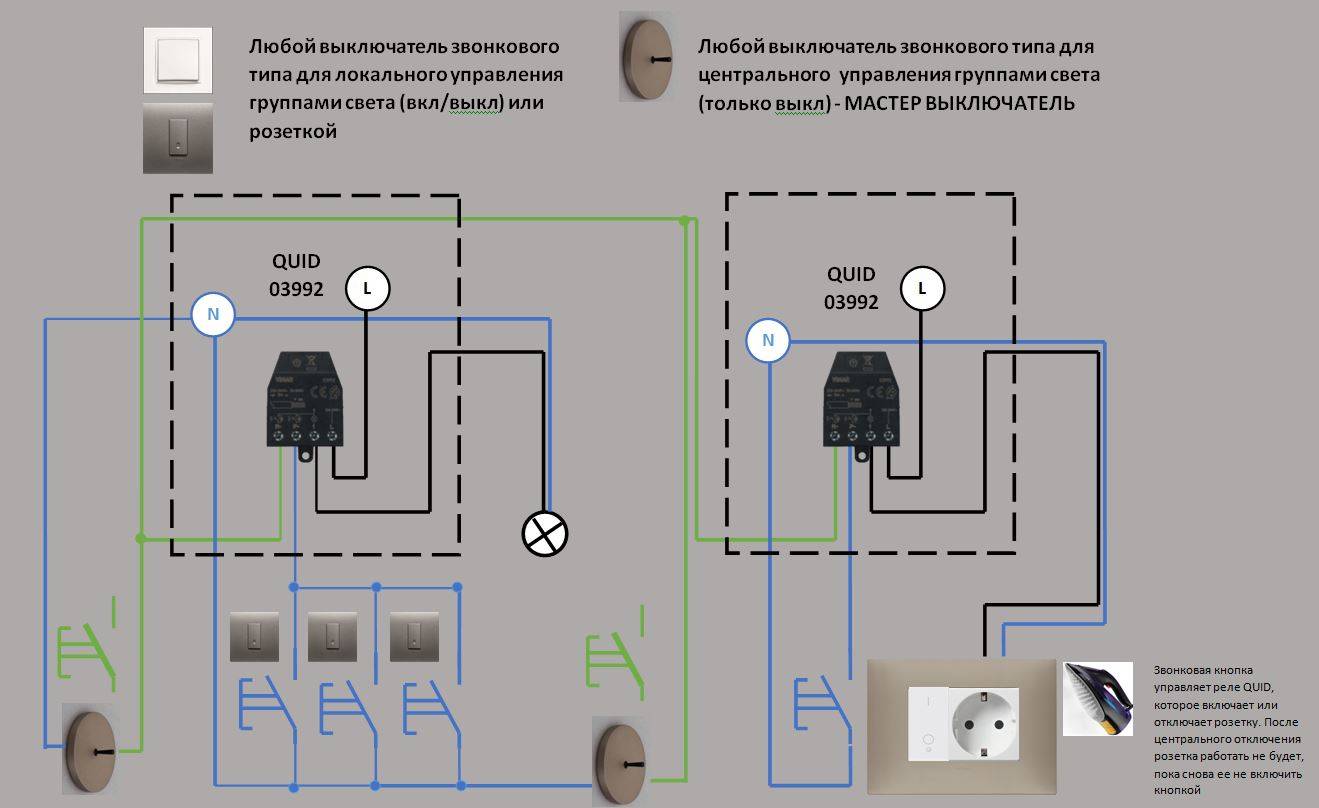 Мастер выключатель схема