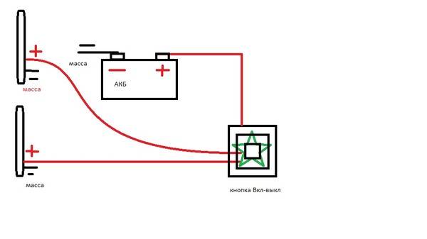 Дневные ходовые огни на ваз 2110 схема подключения