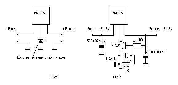 Крен8б схема стабилизатора