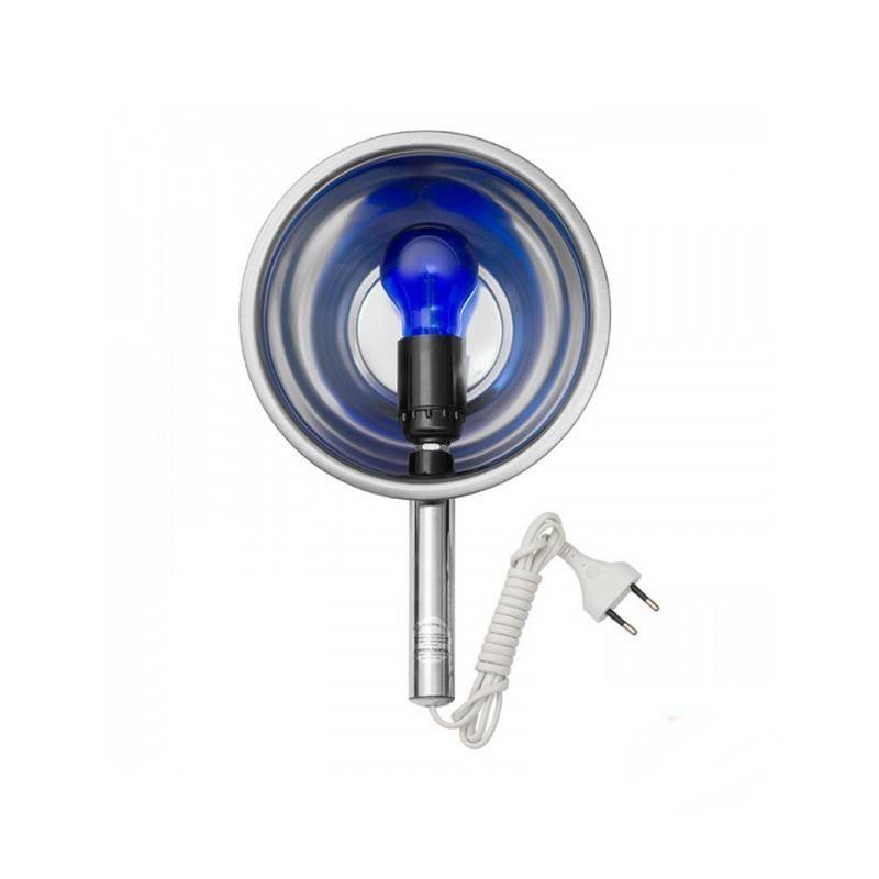 Синяя лампа для прогревания, или рефлектор минина – какую выбрать для домашнего лечения?