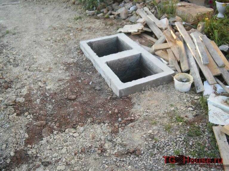 Строительство монолитного бетонного септика без откачки для дачи или частного дома
