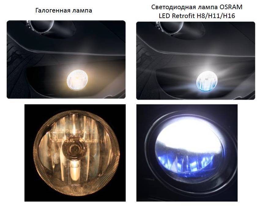 Рейтинг автомобильных светодиодных ламп: для фар, противотуманок (птф), салона