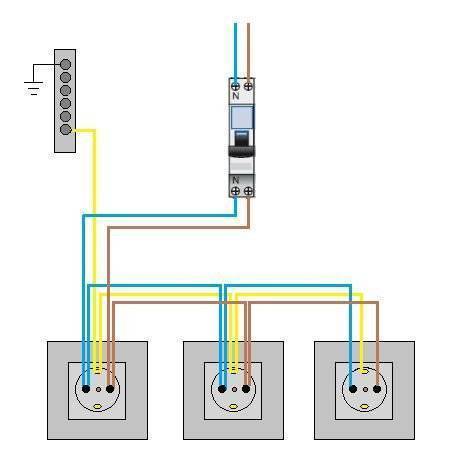 Как подключить розетку: подключаем правильно провода к розетке по схеме