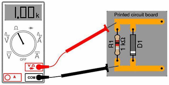 Как прозвонить схему мультиметром