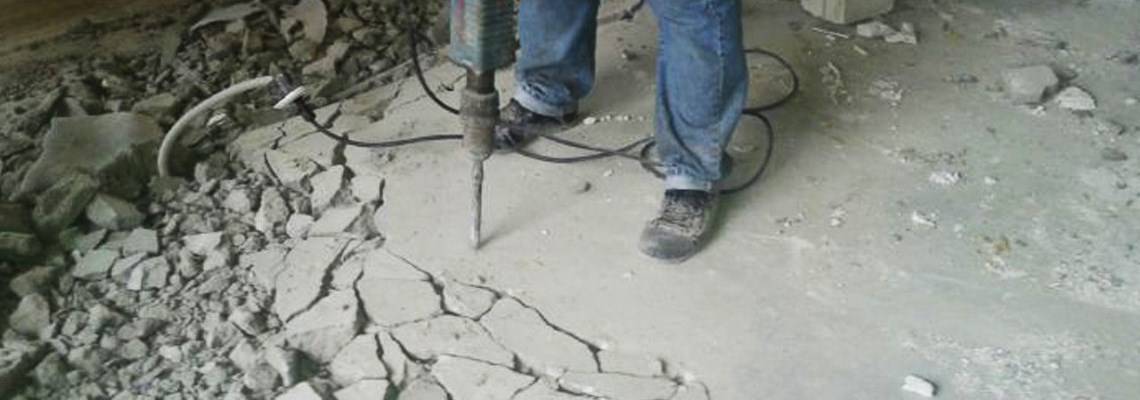 Демонтаж бетонной стяжки: подробный инструктаж по самостоятельному снятию стяжки и советы специалистов - искра газ
