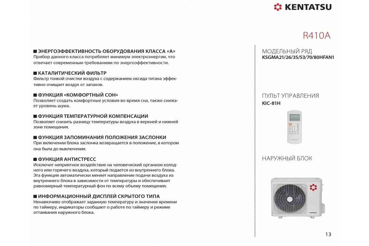 Сплит-системы kentatsu: 7 популярных моделей климатической техники + рекомендации покупателю