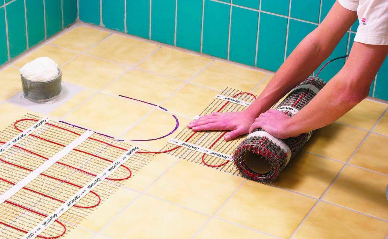 Как выбрать теплый пол под плитку: инструкция по монтажу теплого пола и плитки